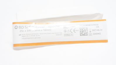 BD 305901 SafetyGlide Ndle 25G x 5/8 inch